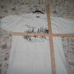 XL -Vintage Y2K voices of native America wolf tultex t-shirt