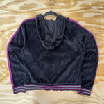 Vintage y2k fila sport femme 2000s velour zip up hoodie