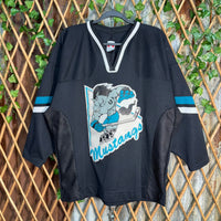 Vintage Y2K NHL sportswear canada 90s Mustangs hockey jersey