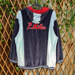 Vintage Y2K P.Miller velour embroider 00s hip hop zip hoodie