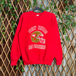Vintage Y2K San Francisco NFL 49ers helmet 1980s sweatshirt