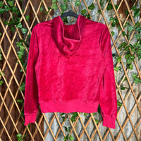 Vintage Y2K juicy couture femme USA made 1990s velour hoodie