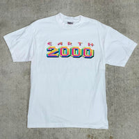 Large - Vintage y2k earth 2000 t-shirt