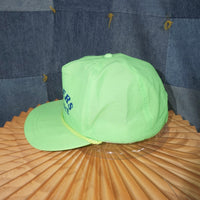 OSFA - Vintage builders concrete spell out neon rope hat