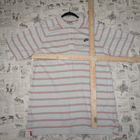 Large - Vintage / Y2K Nike 2000s stripe embroider golf polo