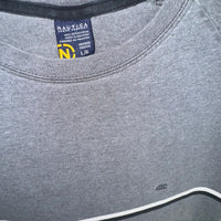 Vintage Y2K Nautica jeans striped 2000s embroider LS T-shirt