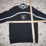 Medium -Vintage Y2K Oakland Raiders embroider nfl sweatshirt
