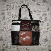 Vintage Y2K western bag buckle bag patchwork bohemian purse