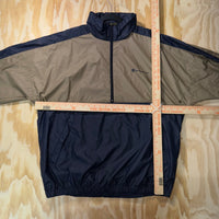 Vintage Y2K champion 00 half zip kangaroo pocket windbreaker