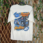 Vintage mark martin blue streak nascar 1990s pfizer t-shirt