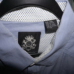 XXL - Vintage / Y2K light blue button up 2000s dress shirt