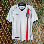 Vintage Y2K England soccer jersey umbro 2000s fifa cup shirt