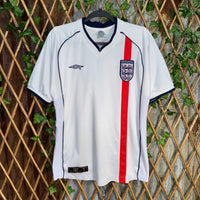 Vintage Y2K England soccer jersey umbro 2000s fifa cup shirt