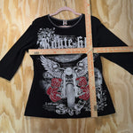 Vintage Y2K route 66 motorcycle biker 2000s femme t-shirt