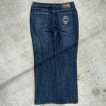 Vintage y2k platinum chicos embroidered femme pants