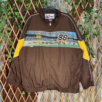 vintage y2k dale jarrett nascar 1990s windbreaker jacket