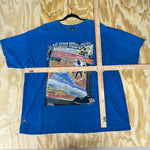 Vintage y2k michael jordan magazine article retro 11 t-shirt