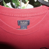 XL - Vintage Y2K G.H.bass & co. fishing 2000s red LS t-shirt