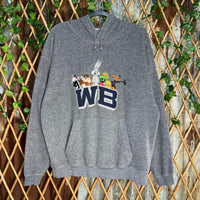 Vintage y2k warner bros 90s looney tunes embroidered hoodie