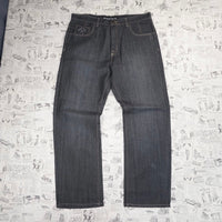 40 -Vintage Y2K Brooklyn express cross embroider jeans pants