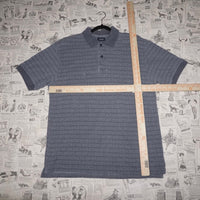 Large - Vintage Y2K IZOD pattern 2000s aop polo t-shirt