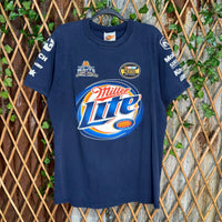 Vintage Y2K winners Circle 1990s NASCAR miller lite t-shirt