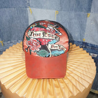 OSFA - Vintage / Y2K grunge 2000s trucker embroidered hat