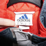 Small-VintageY2K Adidas 90s embroider tactical puffer jacket