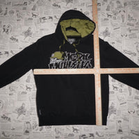 Medium-Vintage Y2K metal mulisha embroider 00s grunge hoodie