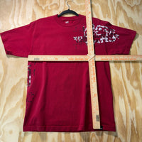 Vintage Y2K vans grunge 2000s repeat logo skate surf t-shirt