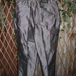 42x32 - Vintage Y2K culture hip-hop silver 00s baggy pants