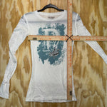 Vintage y2k native threads femme 2000 thin grunge LS t-shirt