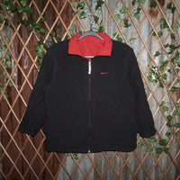 Medium - Vintage Y2K Nike zip up reversible 00s youth jacket