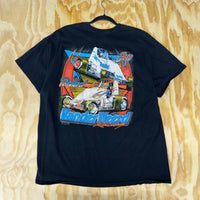XL - Vintage y2k midget car racing style t-shirt