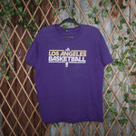 Large - Vintage Y2K LA Los Angeles Lakers NBA adidas t-shirt