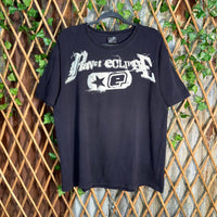 Vintage Y2K planet eclipse grunge 2000s motocross t-shirt