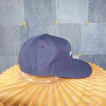 Vintage Y2K Nike 2000s swoosh big logo embroider fitted hat - Blue - OSFA