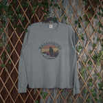 S - Vintage Y2K Old Navy waffle knit thermal 2000s shirt - Gray - S