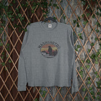 S - Vintage Y2K Old Navy waffle knit thermal 2000s shirt - Gray - S