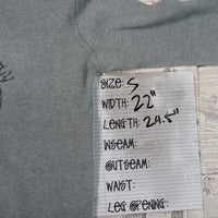 S - Vintage Y2K Old Navy waffle knit thermal 2000s shirt - Gray - S
