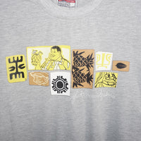 XXL - Vintage Y2K Fubu T-Shirts platinum fat albert hawaii - Gray - XXL