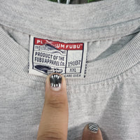 XXL - Vintage Y2K Fubu T-Shirts platinum fat albert hawaii - Gray - XXL