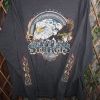 XXL - Vintage Y2K Harley-davidson T-Shirts black hills rally - Gray - XXL