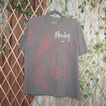 XL - Vintage Y2K Hurley T-Shirts big jumbo print faded skate - Gray - XL