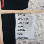 XL - Vintage Y2K American Vintage T-Shirts bc ad acdc parody - Black - XL
