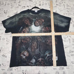 XXL - Vintage Y2K Amc T-Shirts walking dead tv show promo - Black - XXL