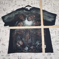 XXL - Vintage Y2K Amc T-Shirts walking dead tv show promo - Black - XXL