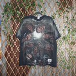 XXL - Vintage Y2K Amc T-Shirts walking dead tv show promo - Black - XXL