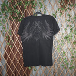 L - Vintage Y2K Xtreme Couture T-Shirts grunge angel wings - Black - L