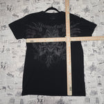 L - Vintage Y2K Xtreme Couture T-Shirts grunge angel wings - Black - L